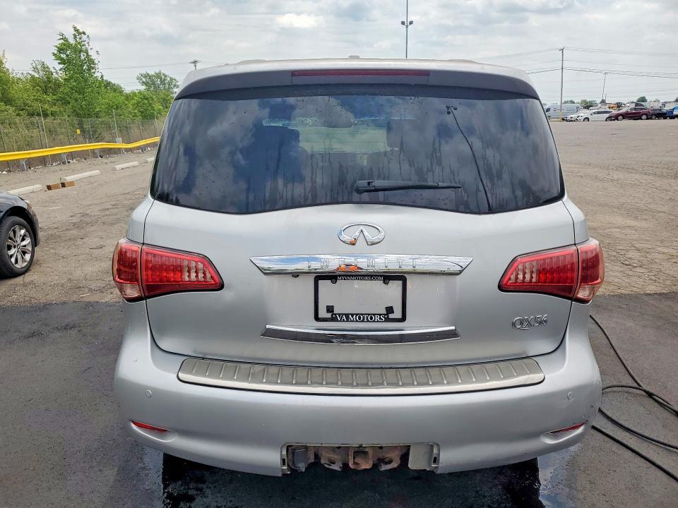 2011 Infiniti Qx56 VIN JN8AZ2NC8B9301143 COPART salvage auction — MINOR DENT/SCRATCHES, Va - Certificate Of Title, sold $950 on 2026-07-02 (photo 6)
