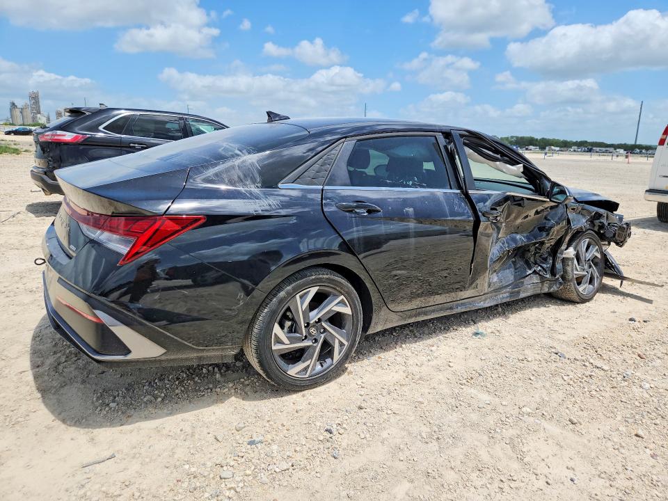 2025 Hyundai Elantra VIN KMHLN4DJXSU180135 COPART salvage auction — SIDE, Tx - Certificate Of Title, sold $2,400 on 2026-07-28 (photo 3)