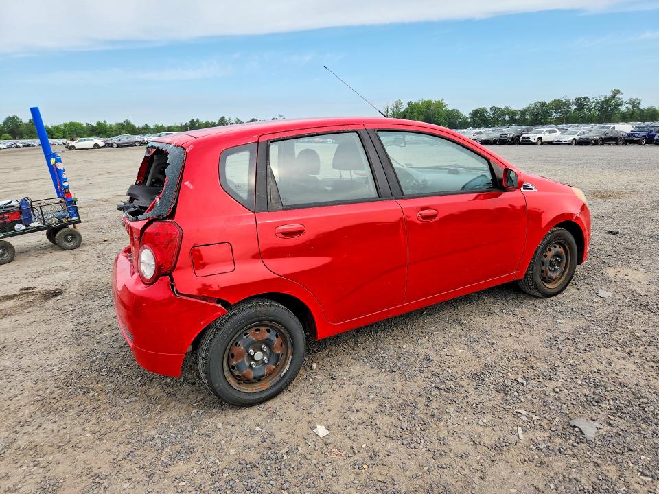 2011 Chevrolet Aveo VIN KL1TD6DEXBB138637 COPART salvage auction — REAR END, VA - CERT OF TITLE - SALVAGE, sold $575 on 2026-07-22 (photo 3)