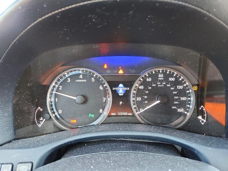 2014 Lexus Gs VIN JTHBE1BL7E5036297 COPART salvage auction — FRONT END, Ca - Salvage Certificate, sold $6,800 on 2026-07-13 (photo 9)