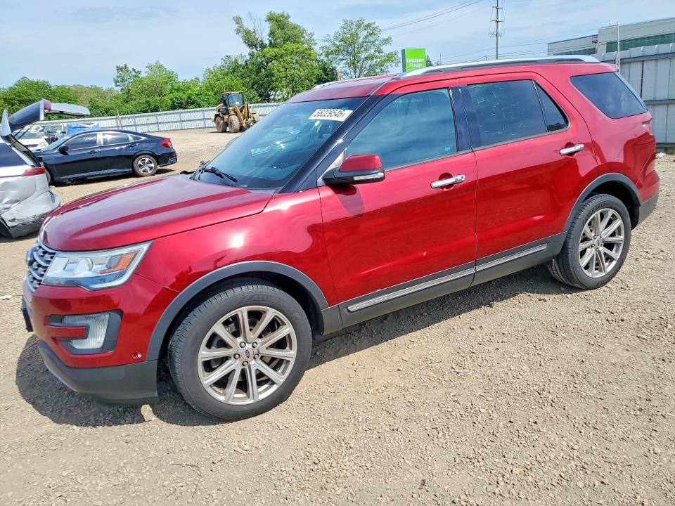 2016 Ford Explorer VIN 1FM5K8FH6GGB84675 COPART salvage auction — REAR END, Il - Salvage Certificate, sold $4,050 on 2026-07-24 (photo 1)