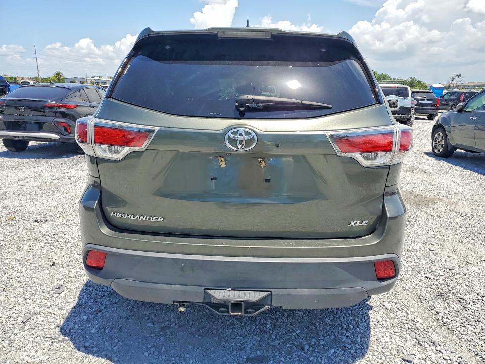 2016 Toyota VIN 5TDKKRFH1GS121504 COPART salvage auction — FRONT END, FL - CERTIFICATE OF DESTRUCTION, sold $4,250 on 2026-07-06 (photo 6)