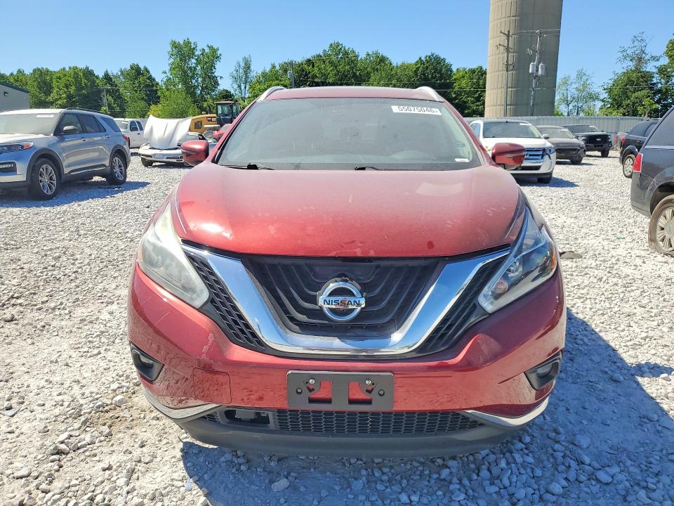 2018 Nissan VIN 5N1AZ2MH9JN114908 COPART salvage auction — FRONT END, Mi - Certificate Of Title, sold $2,100 on 2026-07-09 (photo 5)