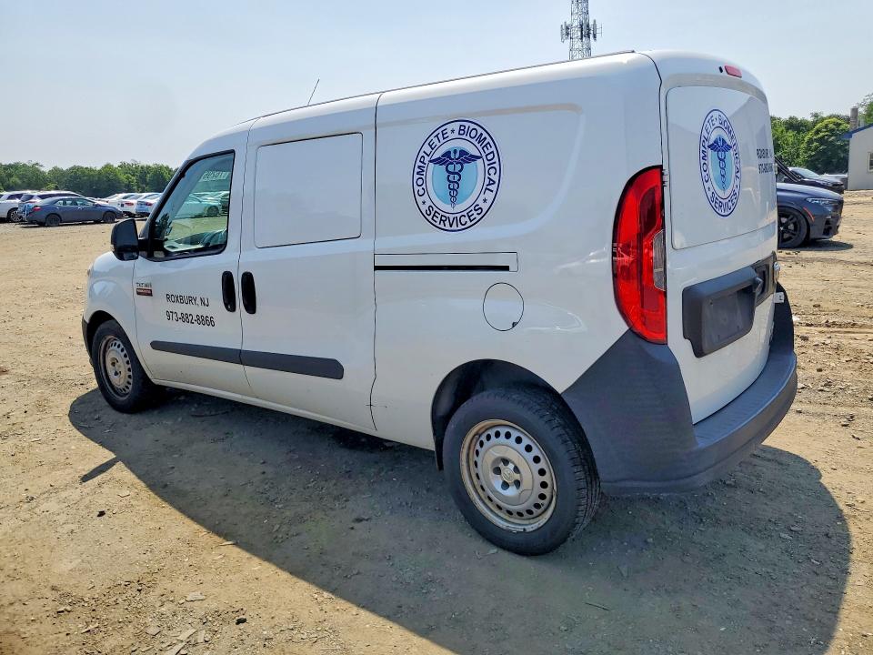 2018 Ram Promaster city VIN ZFBERFAB2J6H97628 COPART salvage auction — MINOR DENT/SCRATCHES, Nj - Certificate Of Title, sold $1,800 on 2026-08-17 (photo 2)