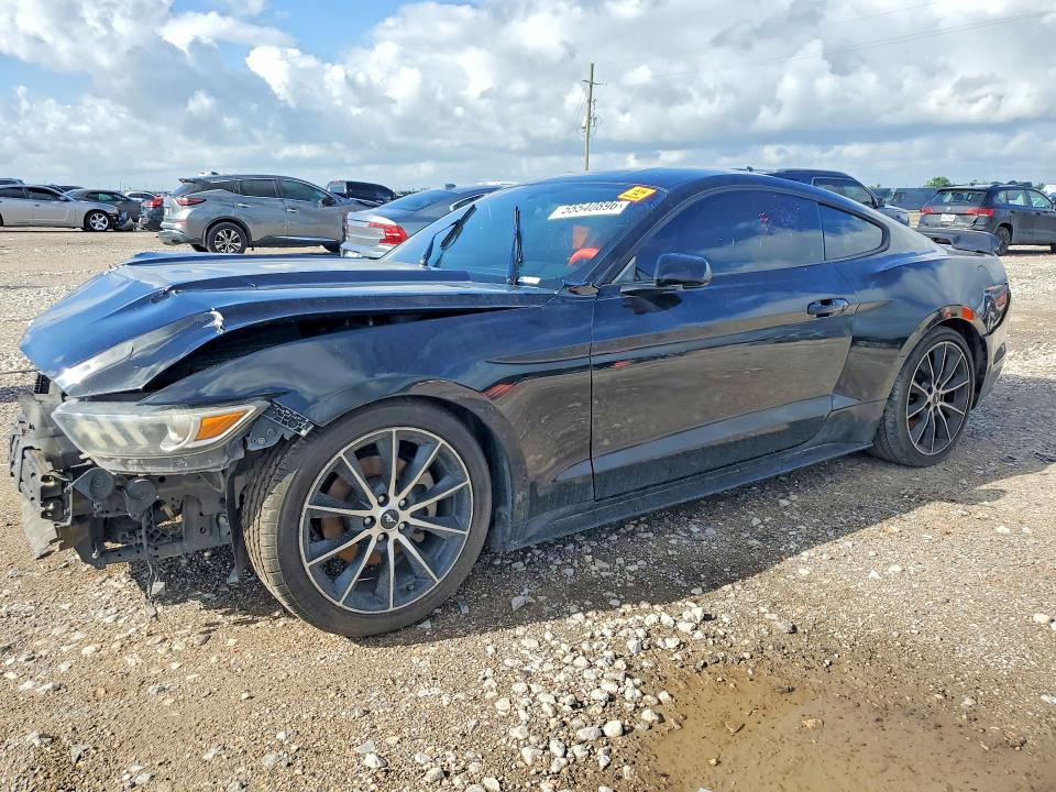 2017 Ford Mustang VIN 1FA6P8TH7H5323018 COPART salvage auction — WATER/FLOOD, Tx - Salvage Title-Flood Damage, sold $1,500 on 2026-07-09 (photo 1)
