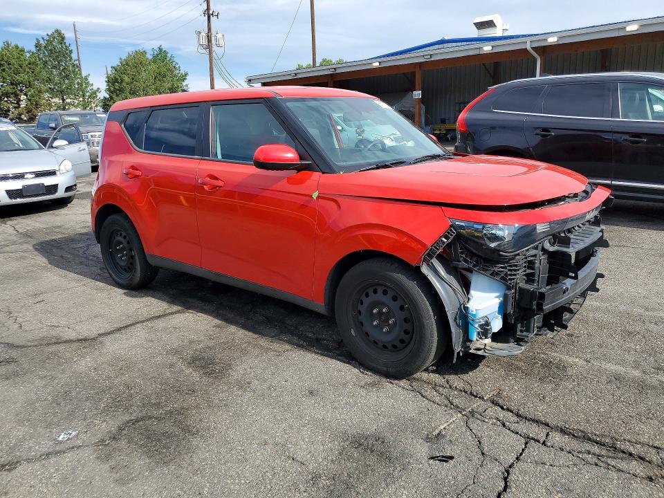 2023 Kia Soul VIN KNDJ23AU0P7205076 COPART salvage auction — FRONT END, Co - Public - Salvage Title, sold $1,750 on 2026-07-09 (photo 4)