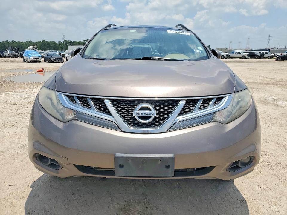 2011 Nissan Murano VIN JN8AZ1MU0BW050768 COPART salvage auction — REAR END, Tx - Salvage Vehicle Title, sold $675 on 2026-07-24 (photo 5)