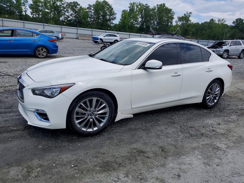 2018 Infiniti VIN JN1EV7AP7JM353795 COPART salvage auction — FRONT END, Sc - Cert Of Title-Salvage, sold $3,250 on 2026-07-13 (photo 1)