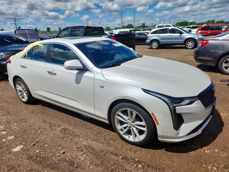 2024 Cadillac Ct4 VIN 1G6DJ5RK0R0121241 COPART salvage auction — WATER/FLOOD, Il - Salvage Cert-Flood, sold $7,800 on 2026-08-04 (photo 4)