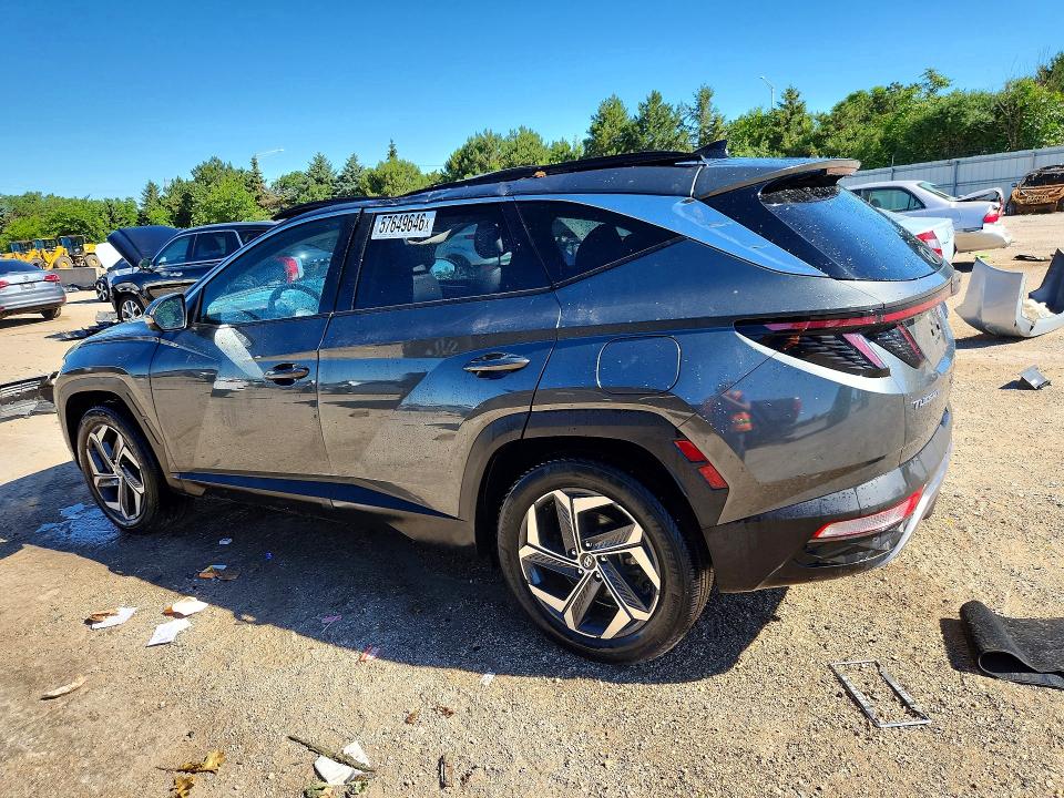 2022 Hyundai Tucson VIN KM8JECA15NU074749 COPART salvage auction — ROOF, Il - Salvage Certificate, sold $8,400 on 2026-07-28 (photo 2)