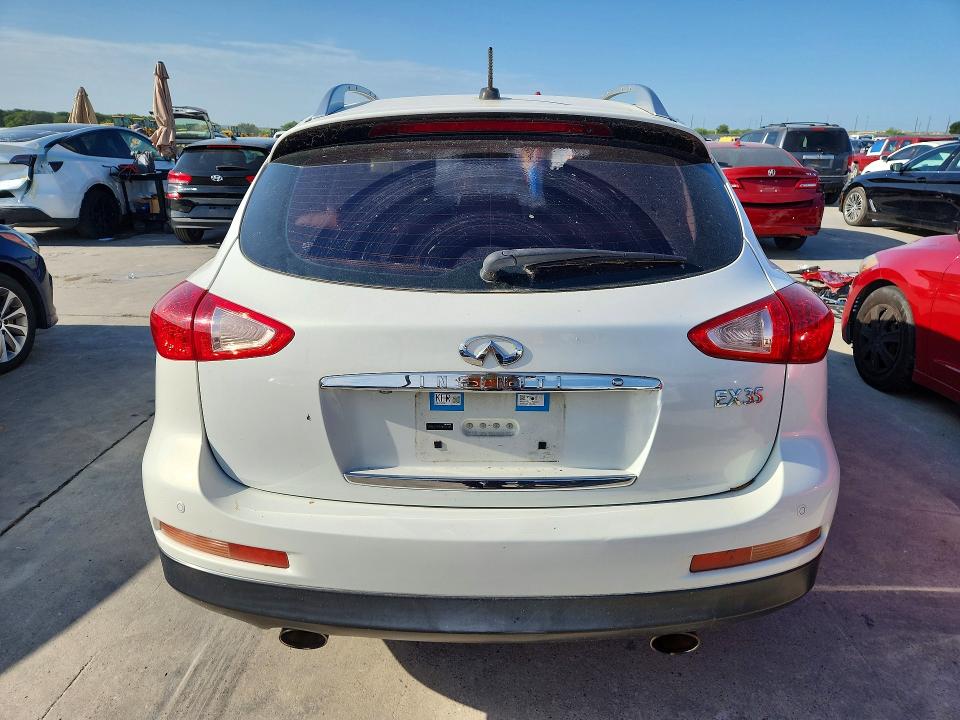 2011 Infiniti Ex VIN JN1AJ0HP3BM801054 COPART salvage auction — WATER/FLOOD, TX - SALVAGE TITLE-FLOOD DAMAGE, sold $1,200 on 2026-07-23 (photo 6)