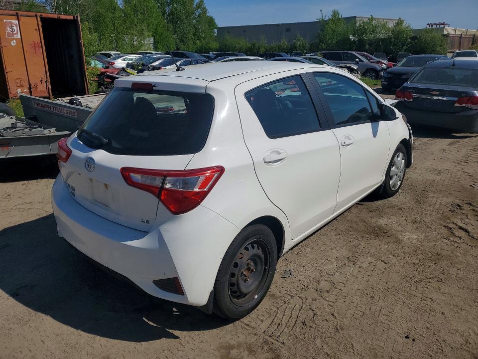 2018 Toyota Yaris VIN VNKKTUD32JA088032 COPART salvage auction — FRONT END, ON - PERMIT SALVAGE, sold $2,000 on 2026-07-09 (photo 3)