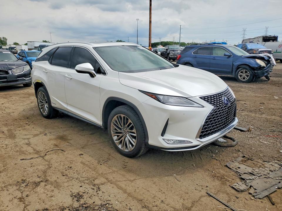 2022 Lexus Rx VIN JTJJGKFA2N2021758 COPART salvage auction — REAR END, Mi - Certificate Of Title, sold $14,200 on 2026-07-21 (photo 4)