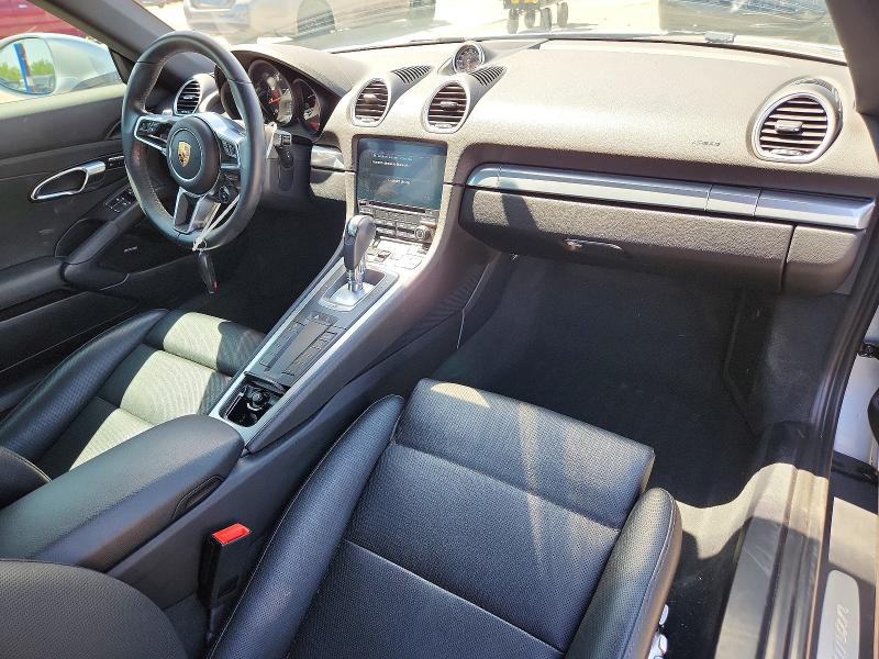 2018 Porsche Cayman VIN WP0AA2A85JK261146 COPART salvage auction — FRONT END, Co - Public - Salvage Title, sold $28,750 on 2026-07-20 (photo 8)