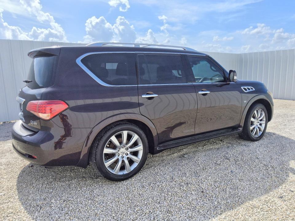 2014 Infiniti Qx80 VIN JN8AZ2NF3E9552733 COPART salvage auction — MECHANICAL, FL - CERTIFICATE OF TITLE, sold $425 on 2026-07-16 (photo 3)