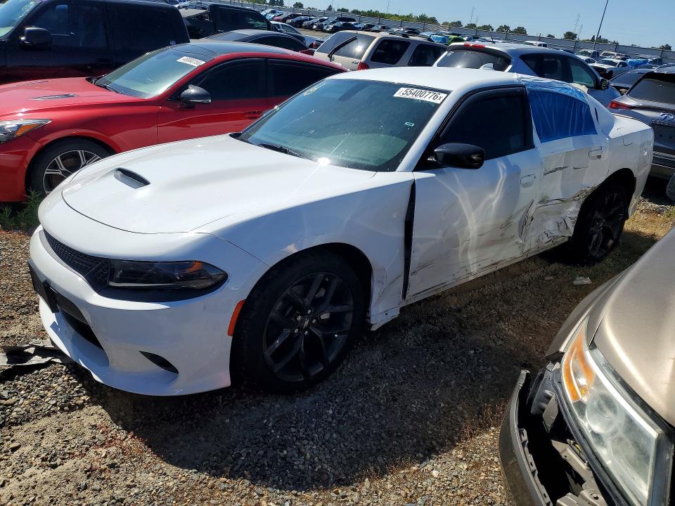 2022 Dodge Charger VIN 2C3CDXHG9NH173485 — COPART salvage auction photo