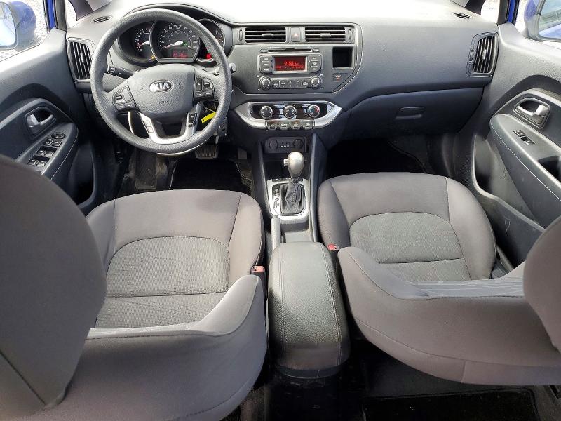 2013 Kia Rio VIN KNADM4A31D6242768 COPART salvage auction — FRONT END, Qc - Gravement Accidente, sold $575 on 2026-07-09 (photo 8)