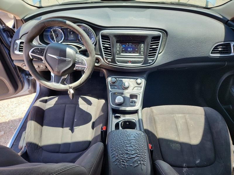 2015 Chrysler 200 VIN 1C3CCCAB5FN635589 COPART salvage auction — REAR END, Tx - Salvage Vehicle Title, sold $1,100 on 2026-07-02 (photo 8)