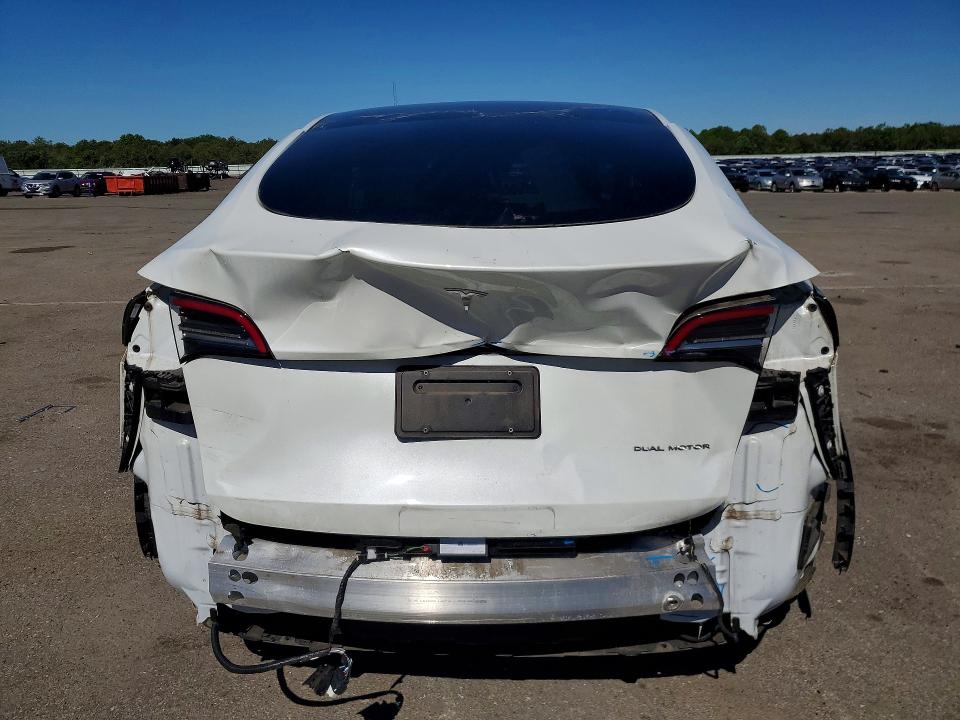 2023 Tesla VIN 7SAYGDEE3PF632418 COPART salvage auction — REAR END, Ny - Mv-907A Salvage Certificate, sold $12,600 on 2026-07-13 (photo 6)