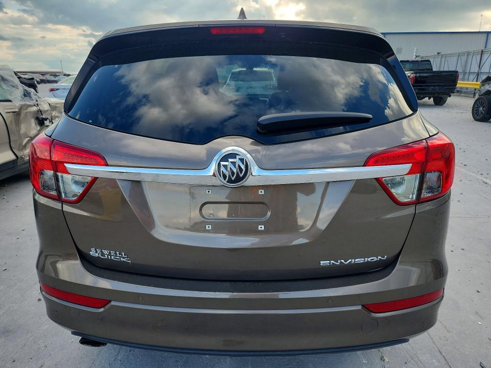 2017 Buick Envision VIN LRBFXBSA9HD239783 COPART salvage auction — WATER/FLOOD, Tx - Salvage Title-Flood Damage, sold $250 on 2026-07-24 (photo 6)