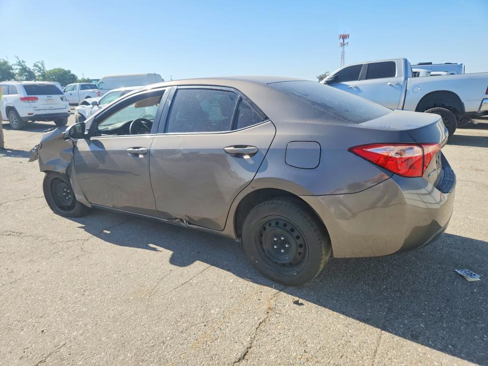 2017 Toyota Corolla VIN 5YFBURHE5HP734216 COPART salvage auction — FRONT END, Ca - Salvage Certificate, sold $2,700 on 2026-07-06 (photo 2)