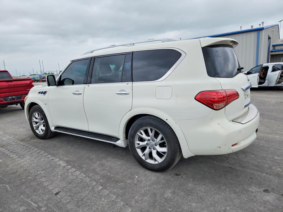 2014 Infiniti Qx80 VIN JN8AZ2NF9E9552915 COPART salvage auction — MECHANICAL, Ok - Certificate Of Title, sold $1,100 on 2026-07-24 (photo 2)
