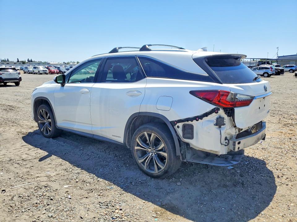 2018 Lexus Rx VIN JTJDGKCA5J2000625 COPART salvage auction — REAR END, Ca - Salvage Certificate, sold $1,500 on 2026-07-28 (photo 2)