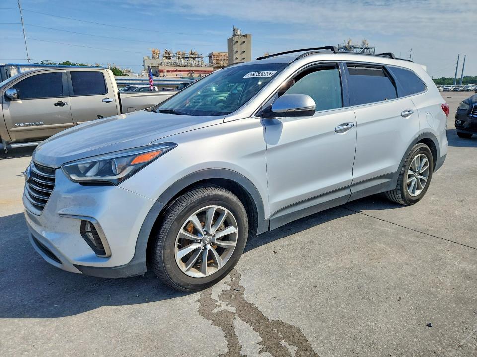 2017 Hyundai Santa fe VIN KM8SN4HFXHU233720 COPART salvage auction — MINOR DENT/SCRATCHES, Fl - Certificate Of Title, sold $3,100 on 2026-07-24 (photo 1)