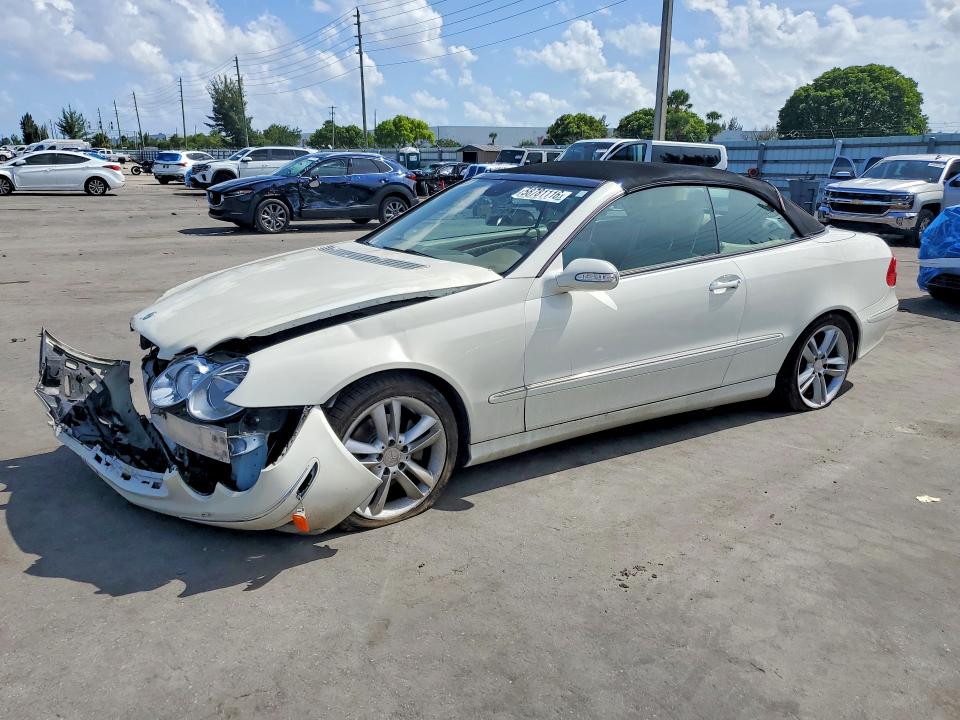2008 Mercedes-benz Clk-klasse VIN WDBTK56F78T096962 COPART salvage auction — FRONT END, Fl - Cert Of Ttl-Rebuilt&Slvg Rbld, sold $475 on 2026-07-22 (photo 1)