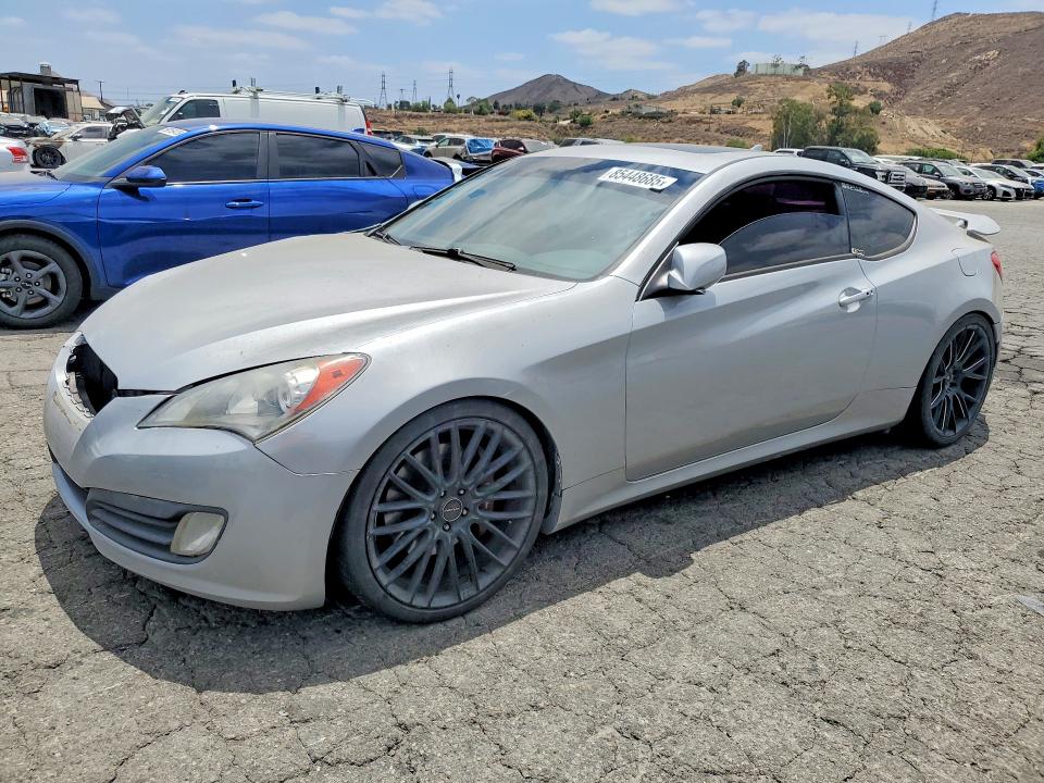 2010 Hyundai Genesis VIN KMHHT6KD9AU023568 COPART salvage auction — FRONT END, Ca - Salvage Certificate, sold $1,200 on 2026-07-09 (photo 1)