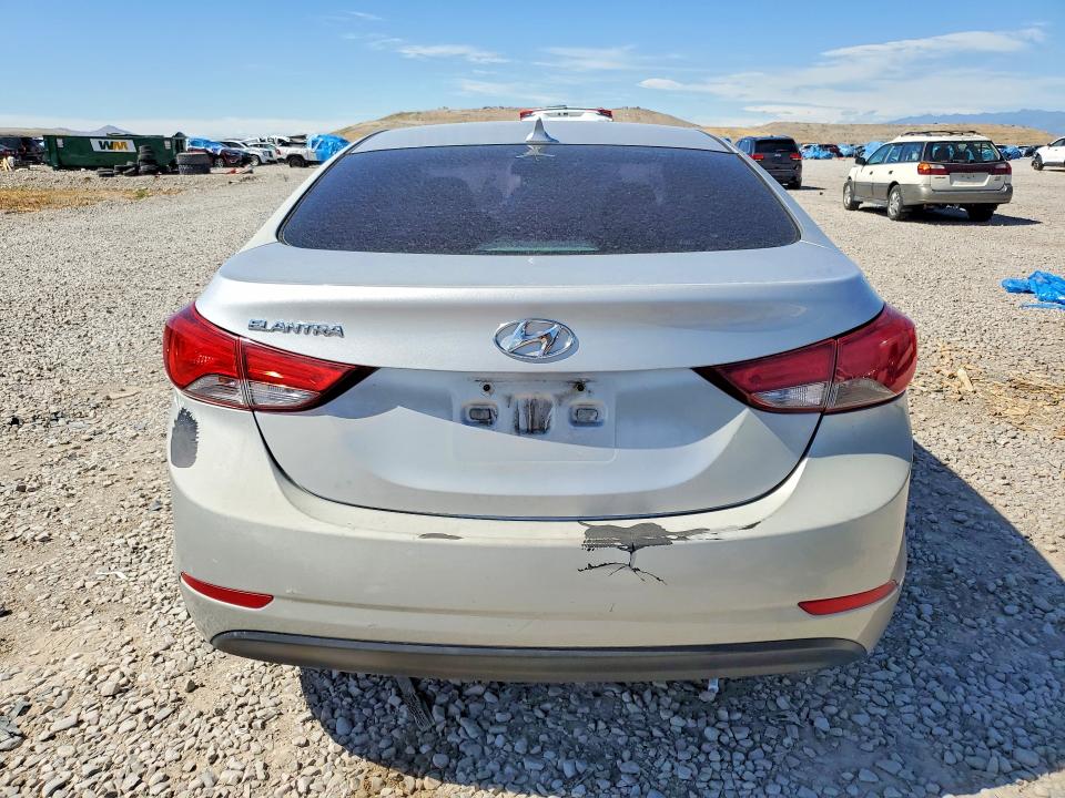 2014 Hyundai Elantra VIN KMHDH4AE3EU184700 COPART salvage auction — FRONT END, Ut - Certificate Of Title, sold $425 on 2026-07-10 (photo 6)