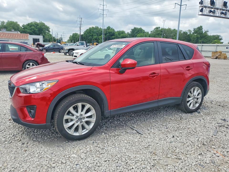 2014 Mazda Cx-5 VIN JM3KE4DY4E0310927 COPART salvage auction — SIDE, Oh - Cert Of Title-Salvage, sold $3,450 on 2026-07-07 (photo 1)