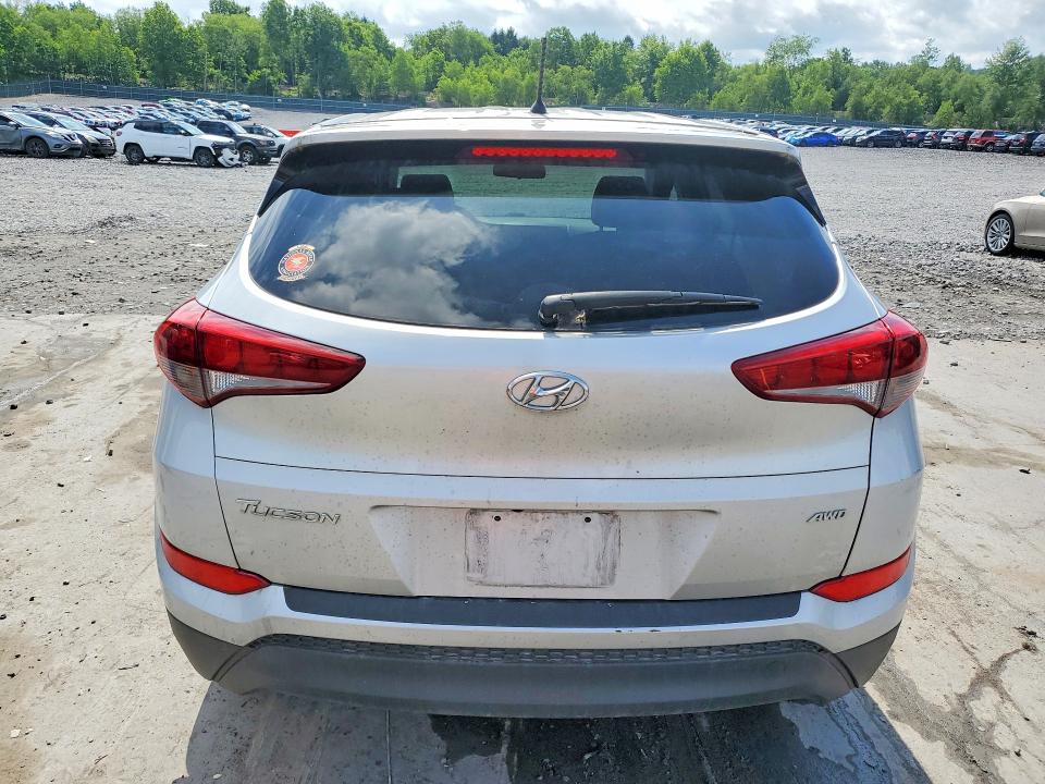 2018 Hyundai Tucson VIN KM8J2CA48JU818258 COPART salvage auction — FRONT END, Pa - Certificate Of Salvage, sold $900 on 2026-07-15 (photo 6)