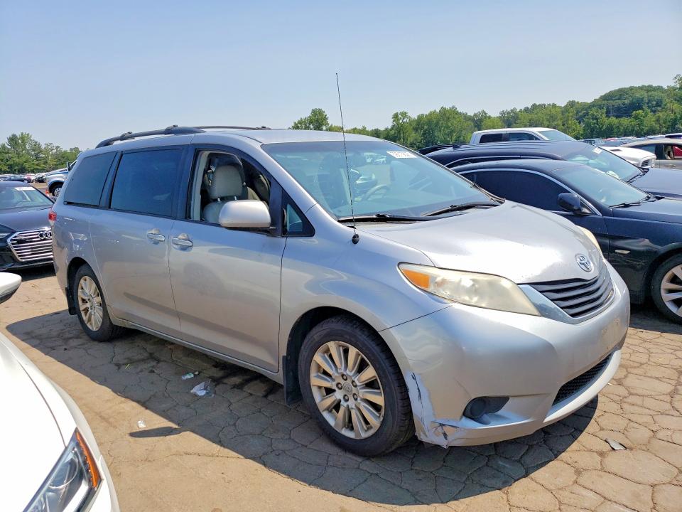 2011 Toyota Sienna VIN 5TDJK3DC1BS027681 COPART salvage auction — MECHANICAL, Ct - Certificate Of Title, sold $1,100 on 2026-07-07 (photo 3)
