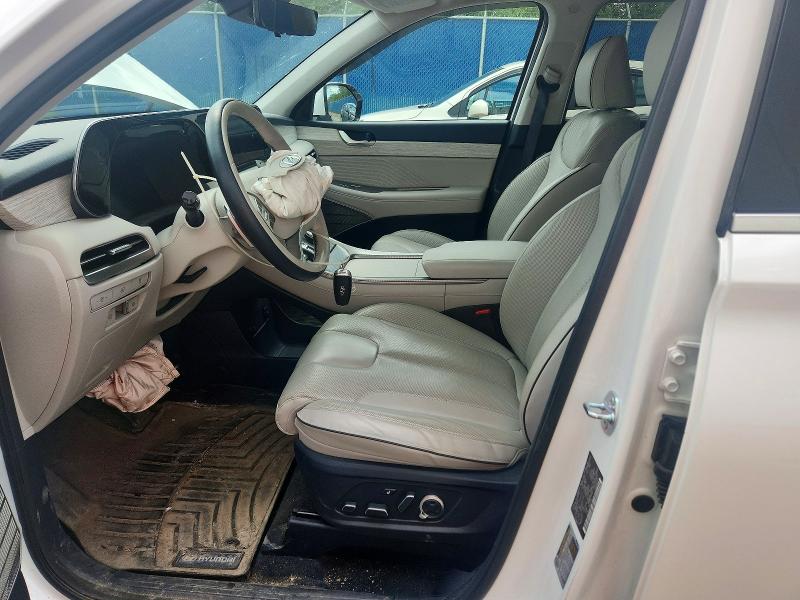 2024 Hyundai Palisade VIN KM8R5DGE7RU765547 COPART salvage auction — FRONT END, Ns - Salvage Title, sold $9,300 on 2026-07-16 (photo 7)
