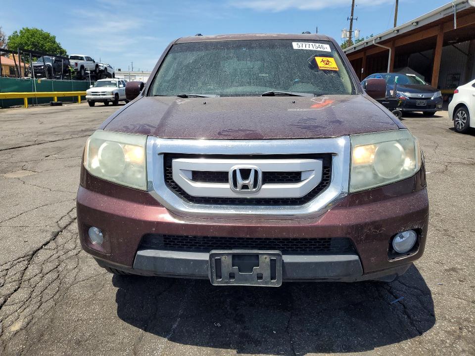 2010 Honda Pilot VIN 5FNYF4H50AB037853 COPART salvage auction — VANDALISM, Co - Salvage Title, sold $1,100 on 2026-07-09 (photo 5)