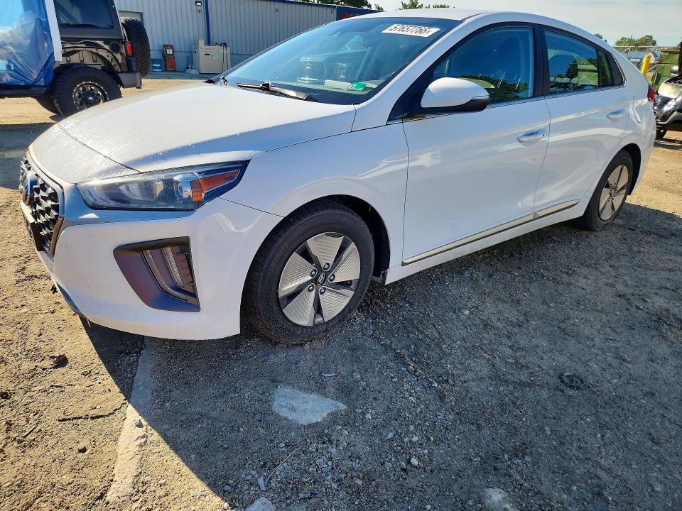 2021 Hyundai Ioniq VIN KMHC75LC3MU260804 COPART salvage auction — WATER/FLOOD, Salvage Title, sold $2,900 on 2026-07-14 (photo 1)