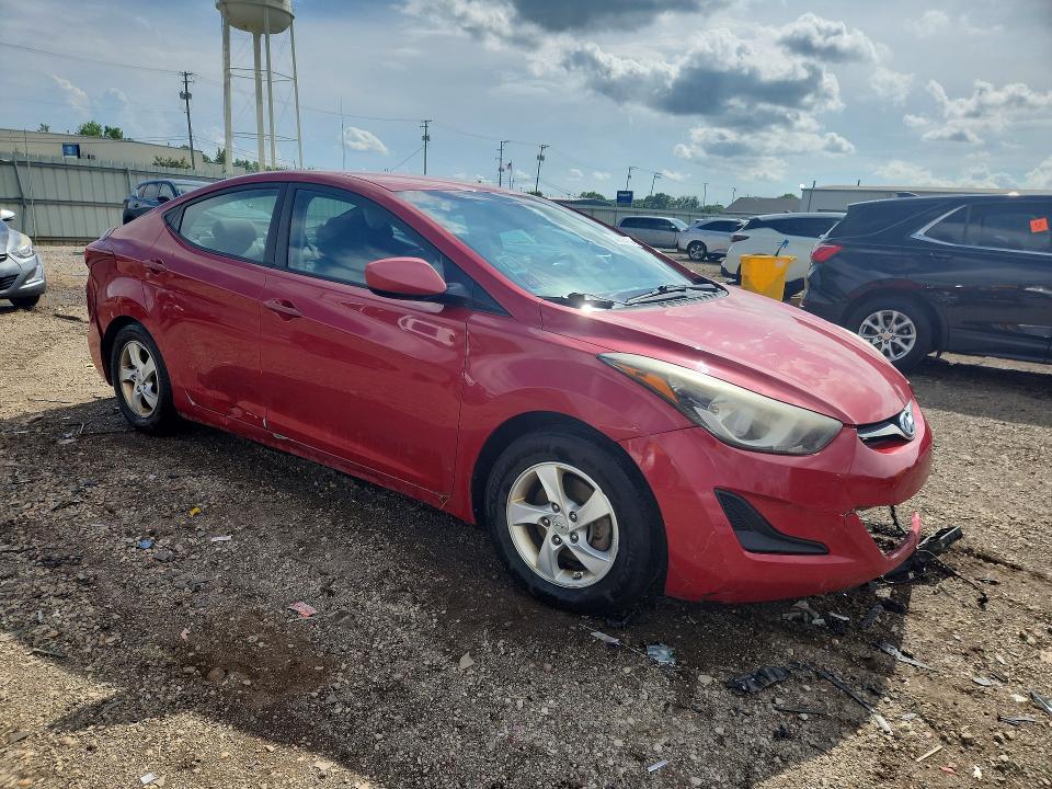 2014 Hyundai Elantra VIN KMHDH4AE2EU158153 COPART salvage auction — SIDE, Il - Salvage Certificate, sold $400 on 2026-07-29 (photo 4)
