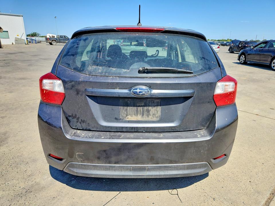 2012 Subaru VIN JF1GPAC67CH210493 COPART salvage auction — FRONT END, Ca - Salvage Certificate, sold $825 on 2026-07-20 (photo 6)