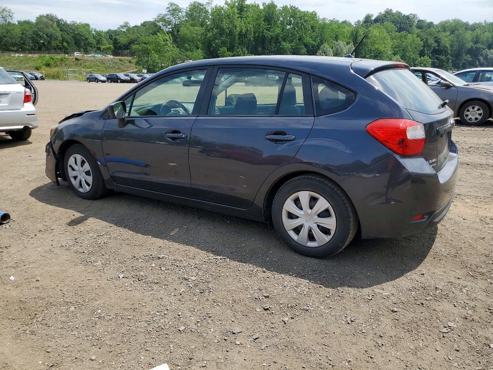 2016 Subaru Impreza VIN JF1GPAA62G8201385 COPART salvage auction — FRONT END, Ny - Mv-907A Salvage Certificate, sold $325 on 2026-07-16 (photo 2)