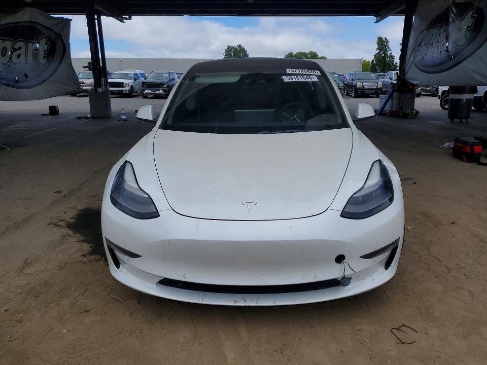 2022 Tesla Model 3 VIN 5YJ3E1EA3NF112256 COPART salvage auction — ROOF, Ca - Salvage Certificate, sold $6,700 on 2026-07-28 (photo 5)