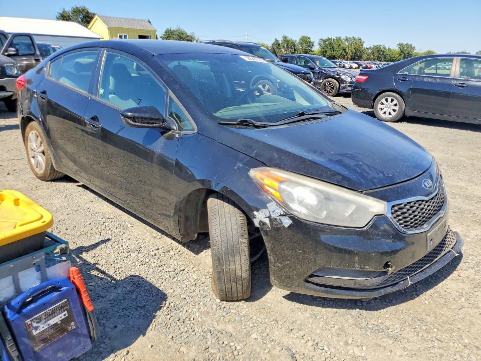 2014 Kia Forte VIN KNAFX4A60E5239362 COPART salvage auction — FRONT END, Ca - Salvage Certificate, sold $675 on 2026-07-21 (photo 4)
