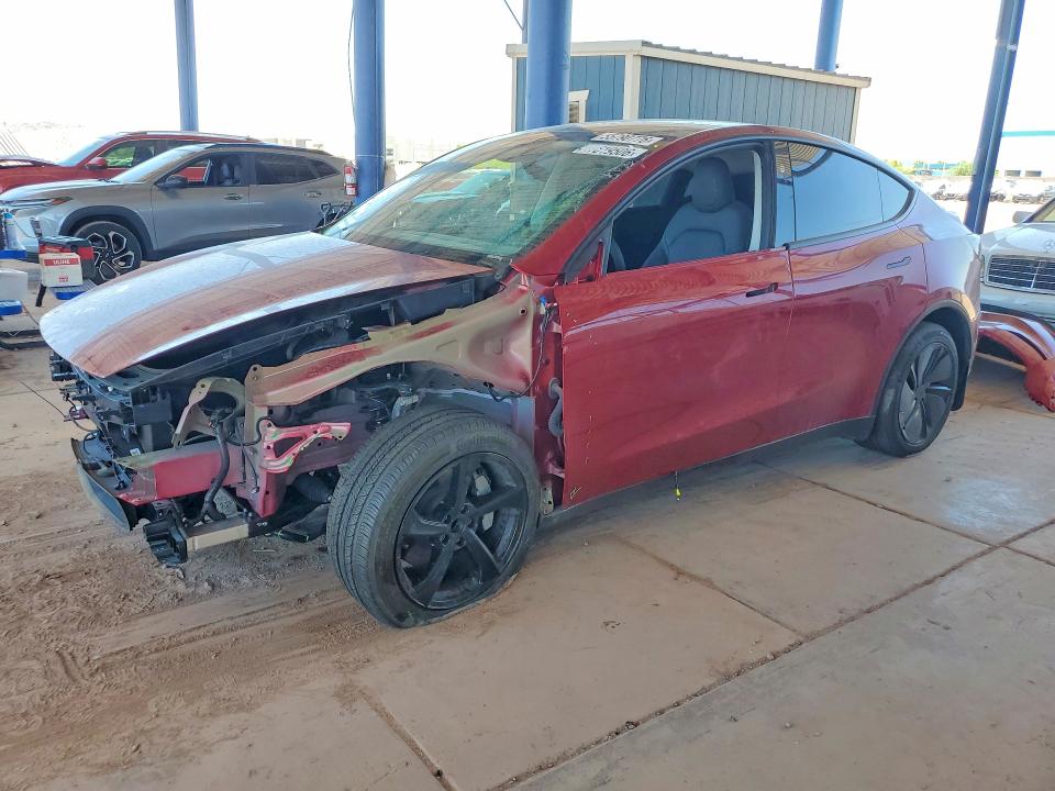 2026 Tesla Model y VIN 7SAYGDED4TF421858 COPART salvage auction — FRONT END, Az - Cert Of Title - Salvage, sold $19,000 on 2026-07-07 (photo 1)