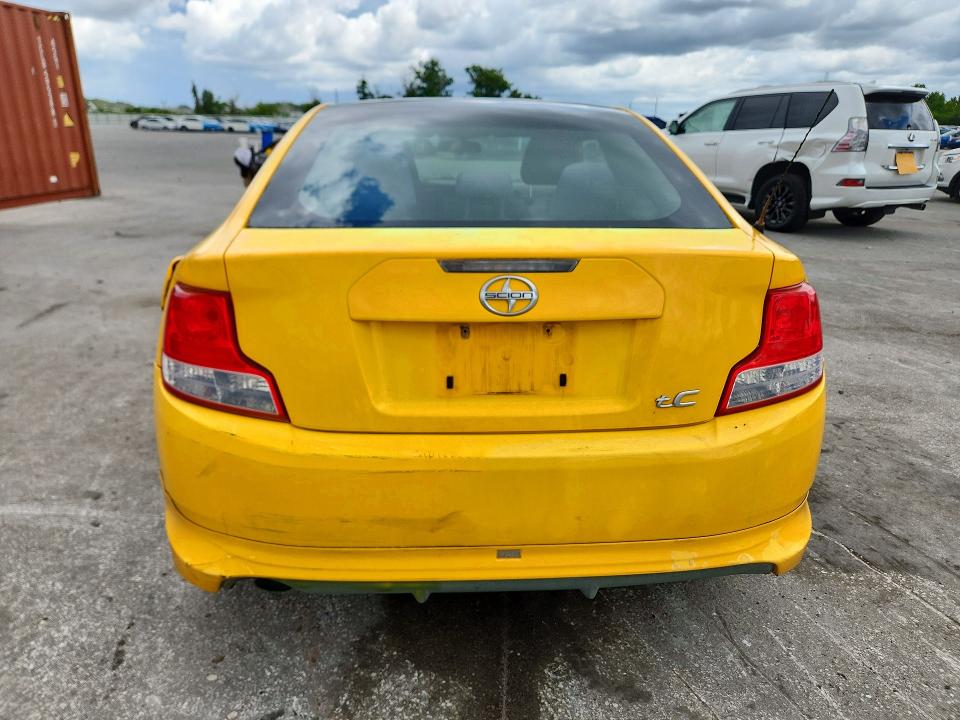 2012 Scion Tc VIN JTKJF5C76C3025263 COPART salvage auction — WATER/FLOOD, Fl - Cert Of Title Slvg Rebuildable, sold $675 on 2026-07-26 (photo 6)