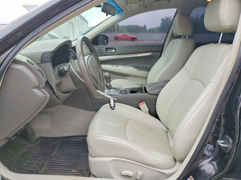 2011 Infiniti G25 VIN JN1DV6APXBM604123 COPART salvage auction — SIDE, ON - PERMIT NO BRAND - UNFIT, sold $400 on 2026-07-16 (photo 7)