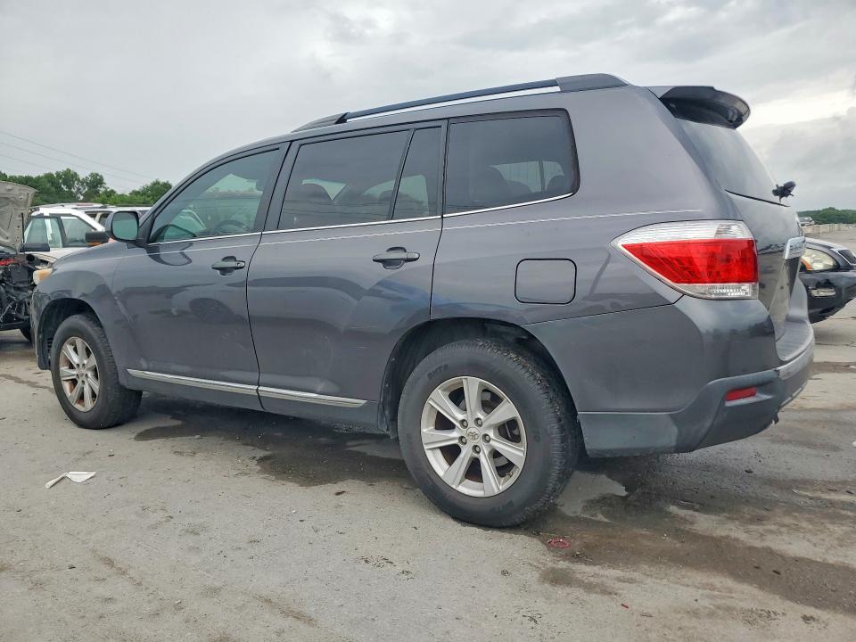 2011 Toyota Highlander VIN 5TDZK3EH7BS041288 COPART salvage auction — FRONT END, TN - CERTIFICATE OF TITLE, sold $2,950 on 2026-07-27 (photo 2)