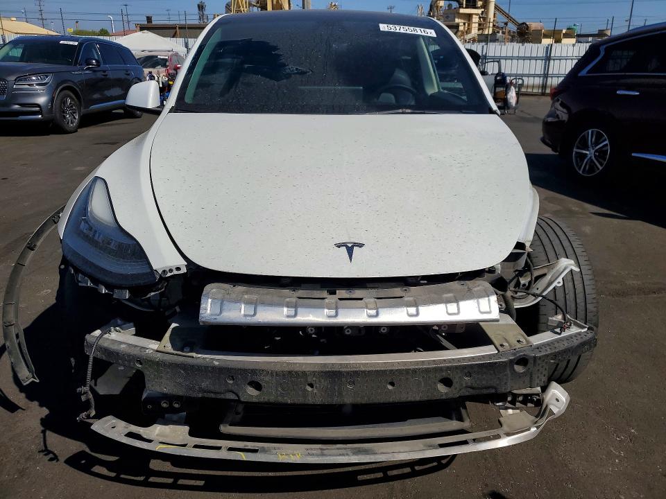 2022 Tesla Model y VIN 7SAYGDEE2NF328428 COPART salvage auction — SIDE, Ca - Salvage Certificate, sold $8,000 on 2026-07-22 (photo 5)