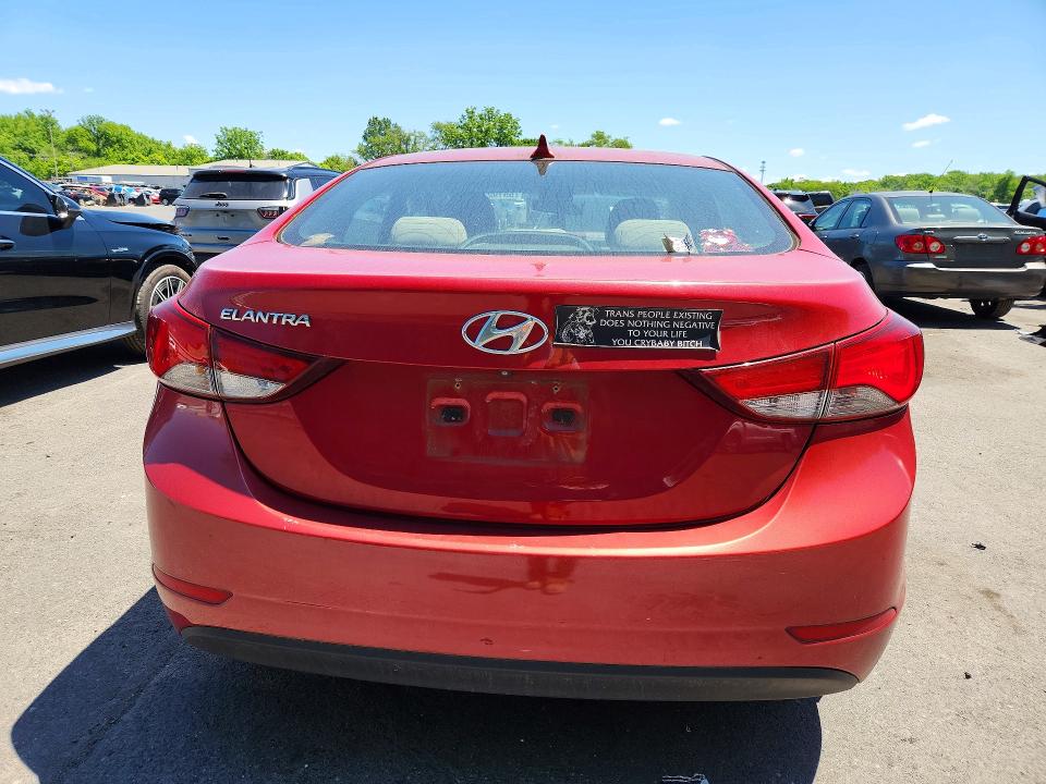 2015 Hyundai VIN KMHDH4AE2FU387482 COPART salvage auction — FRONT END, Nj - Cert Of Title-Salvage, sold $975 on 2026-07-21 (photo 6)