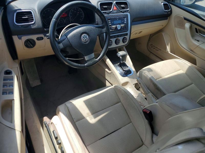 2009 Volkswagen Eos VIN WVWBA71F39V006019 COPART salvage auction — FRONT END, Ca - Salvage Certificate, sold $325 on 2026-07-13 (photo 8)