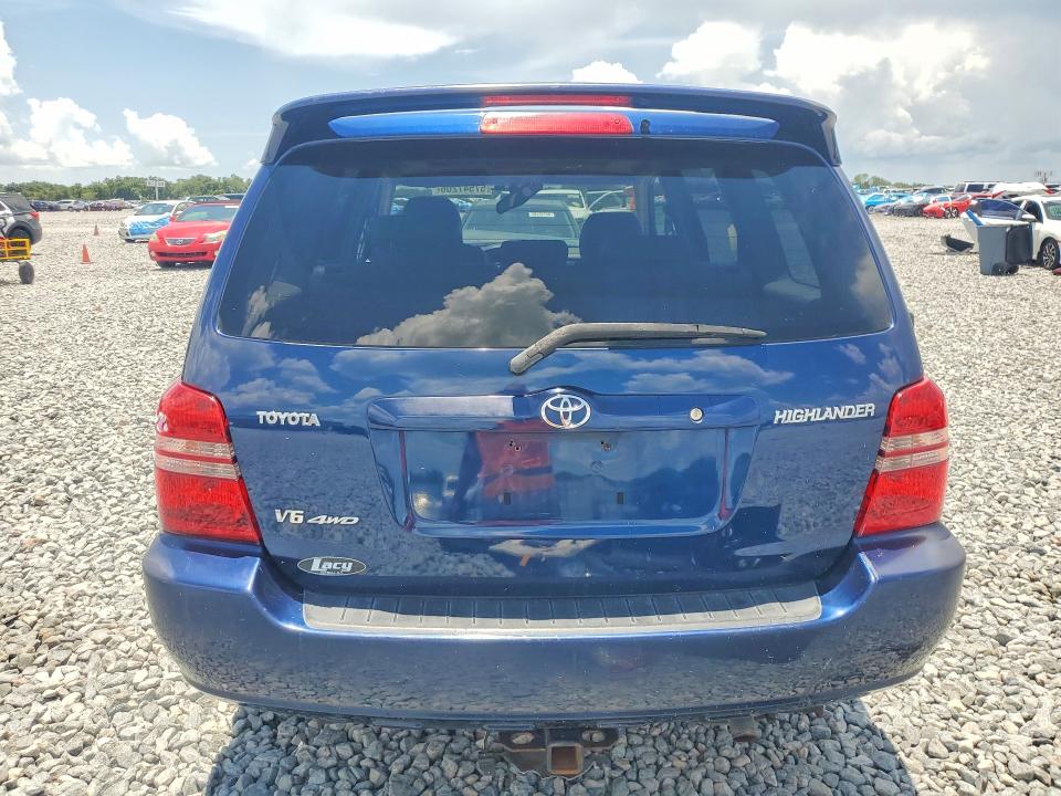 2003 Toyota Highlander VIN JTEHF21A330114532 COPART salvage auction — FRONT END, FL - CERT OF TITLE SLVG REBUILDABLE, sold $450 on 2026-07-10 (photo 6)